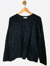 Load image into Gallery viewer, Hobbs Women's Animal Print Jumper | L UK14 | Blue
