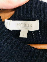 Load image into Gallery viewer, Hobbs Women's Merino Striped Jumper | S UK8 | Blue