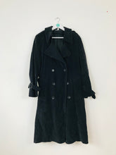 Load image into Gallery viewer, Current Elliot Charlotte Gainsbourg Womens Cord Trench Coat | 1 UK10-12 | Dark Navy