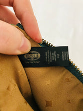 Load image into Gallery viewer, Fossil Women’s Embroidered Leather Wallet Purse | Small | Brown