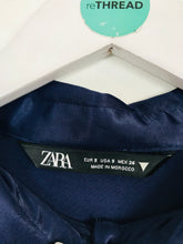 Load image into Gallery viewer, Zara Women’s Oversized Shirt | S | Navy Blue