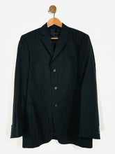 Load image into Gallery viewer, Versace Men's Wool Striped Blazer Jacket | 48 | Blue