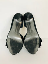 Load image into Gallery viewer, Autograph Women’s Peep Toe Satin Heels | UK4 | Black