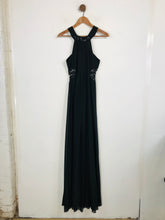 Load image into Gallery viewer, Pinko Women's Halter Neck Pleated Evening Dress | UK12 | Black