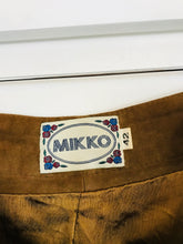 Load image into Gallery viewer, Mikko Women’s Suede Leather Pencil Skirt | 42 UK14 | Brown