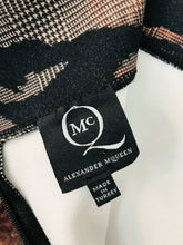 Load image into Gallery viewer, Alexander McQueen Women’s Tiger Print Pencil Skirt | M UK10-12 | Brown Black