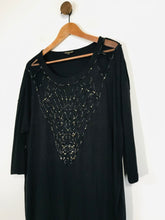 Load image into Gallery viewer, Biba Women's Sequin Tunic Shirt Dress | UK14 | Black