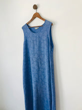 Load image into Gallery viewer, East Women’s Floral Maxi Shift Dress | UK16 | Blue