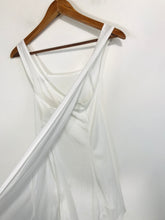 Load image into Gallery viewer, Gymshark Women's Gym Running Open Back Sports Top | XS UK6-8 | White