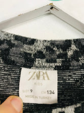 Load image into Gallery viewer, Zara Kid’s Leopard Print Jumper | 9 Years | Grey