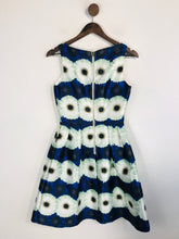 Load image into Gallery viewer, Chi Chi Women's Floral A-Line Dress | UK8 | Blue