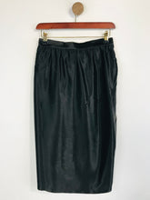 Load image into Gallery viewer, Yves Saint Laurent Women's Vintage Wrap Midi Skirt | EU40 UK12 | Black