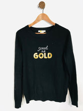 Load image into Gallery viewer, Boden Women's Embroidered Sequin Jumper | M UK10-12 | Black
