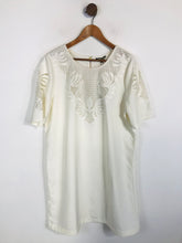 Load image into Gallery viewer, Biba Women's Embroidered Lace Shift Dress NWT | UK18 | White