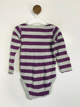Load image into Gallery viewer, Baby Boden Women's Striped Babygrow Playsuit | 18-24 Months | Purple