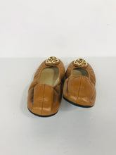 Load image into Gallery viewer, Bally Women's Ballet Flats Shoes | EU37 UK4 | Brown