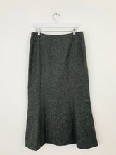 Load image into Gallery viewer, Hobbs Women’s Wool Flare Longline Maxi Skirt | UK14 | Grey