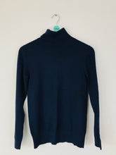 Load image into Gallery viewer, Boden Women’s Roll-neck Turtleneck Jumper | UK8 | Blue