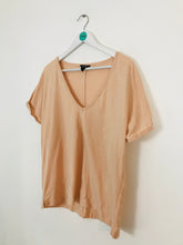Load image into Gallery viewer, Baukjen Women’s V-Neck T-Shirt Top | UK14 | Peach Orange
