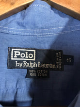Load image into Gallery viewer, Polo Ralph Lauren Men's Cotton Button-Up Shirt | 15 | Blue