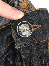 Load image into Gallery viewer, Galliano Womens Ittierre Low Rise Straight Leg Jeans | UK10 | Dark Blue