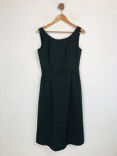 Load image into Gallery viewer, Lands End Women's Pleated Smart Midi Dress | UK8 | Black