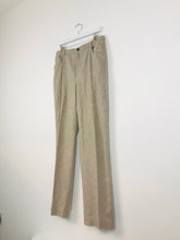 Load image into Gallery viewer, Cerruti 1881 Womens Straight Leg Trousers | UK16 W34 L32 | Light Beige