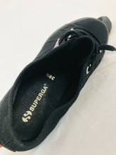 Load image into Gallery viewer, Superga Women’s Classic Canvas Plimsoll Trainers | UK 6.5 EU 39.5 | Black