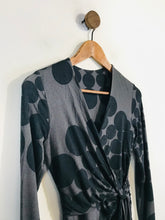 Load image into Gallery viewer, Desigual Women's Polka Dot Ruched Bodycon Dress | XS UK6-8 | Grey