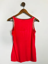 Load image into Gallery viewer, Oasis Women's Embroidered Tank Top | UK10 | Pink