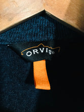 Load image into Gallery viewer, Orvis Men's High Neck fleece Jumper | M | Blue