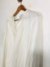 Load image into Gallery viewer, Cos Women's Asymmetrical Button-Up Shirt | 34 | White