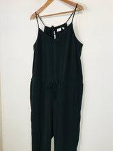 Load image into Gallery viewer, White Company Women's Silk Jumpsuit | UK16 | Black