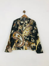 Load image into Gallery viewer, Indigo Moon Women's Floral Embroidered Overcoat Jacket | L UK14 | Multicolour