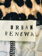 Load image into Gallery viewer, Urban Renewal Women's Leopard Print Flare Leggings | M UK10-12 | Brown