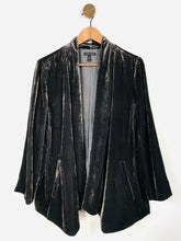Load image into Gallery viewer, Eileen Fisher Women's Velvet Blazer Jacket | M UK10-12 | Grey