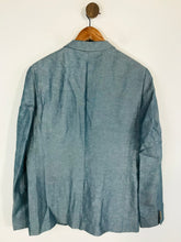 Load image into Gallery viewer, Ted Baker Men's Linen Check Gingham Blazer Jacket | 5 | Blue