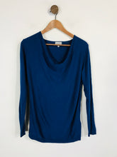 Load image into Gallery viewer, Jigsaw Women's Cotton Cowl Neck Jumper | S UK8 | Blue