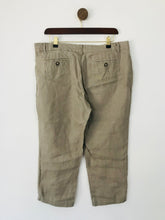 Load image into Gallery viewer, Fatface Women's Linen Crop Culottes Trousers | UK14 | Brown