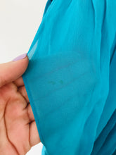 Load image into Gallery viewer, Monsoon Women's Silk Embroidered Mini Dress | UK12 | Blue