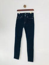Load image into Gallery viewer, 7 For All Mankind Women's High Waisted Skinny Jeans | 25 UK8 | Blue