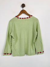 Load image into Gallery viewer, Phase Eight Women's Merino Floral Jumper | UK16 | Green