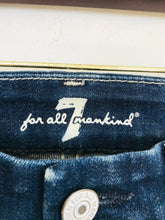 Load image into Gallery viewer, 7 For All Mankind Women's High Waisted Skinny Jeans | 26 UK8 | Blue