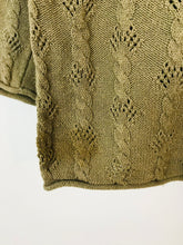 Load image into Gallery viewer, Boden Women’s Cottage Style Cable Knit Cardigan | UK 14 | Brown