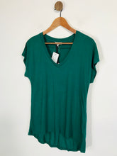 Load image into Gallery viewer, Reiss Women's V-Neck T-Shirt | M UK10-12 | Green