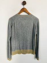 Load image into Gallery viewer, Biba Women's Colour Block Sparkly Cardigan | L UK14 | Grey