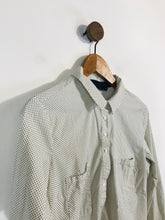Load image into Gallery viewer, Zara Women's Polka Dot Button-Up Shirt | L UK14 | White