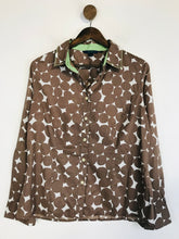 Load image into Gallery viewer, Boden Women's Colour Block Button-Up Shirt | UK14 | Brown