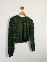 Load image into Gallery viewer, American Apparel Women's Cotton Cropped Jumper | M UK10-12 | Multicoloured