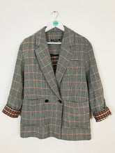 Load image into Gallery viewer, Trf Outerwear Womens Oversized Double Breasted Blazer | EU S-M UK 8-10 | Grey